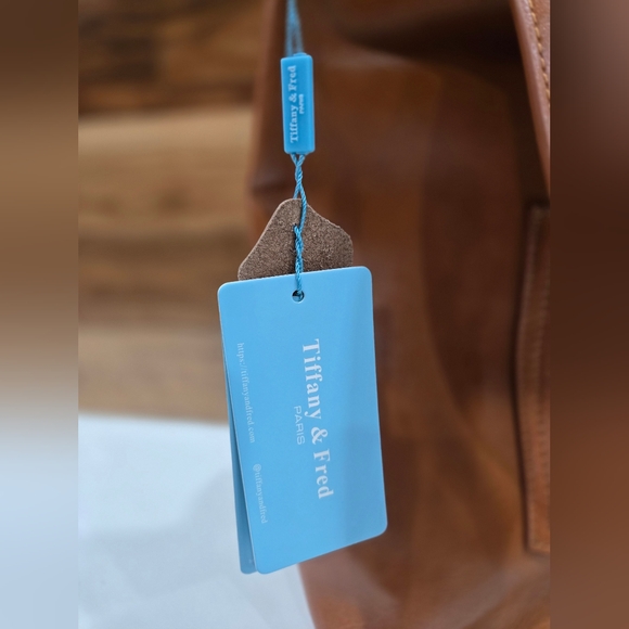 TIFFANY & FRED Paris Bag Tote Caramel color genuine Leather NEW - Picture 15 of 17